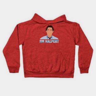 Jim Halpert illustration Kids Hoodie